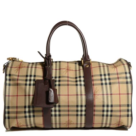 replica burberry holdall|Burberry bag logo.